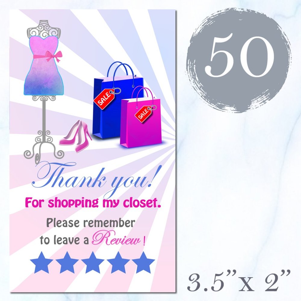 50 Thank You Cards
